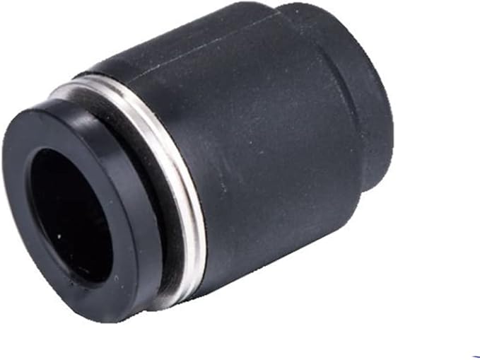 10PCS 3/8 Inch Tube OD Pneumatic Cap Plug Fitting, PPF-3/8 Plastic Push-in Connect Fitting