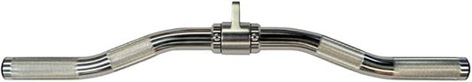 Gronk Fitness Aluminum Revolving Curl Bar | Cable Attachments for Functional Trainer & Gym Cable Machines