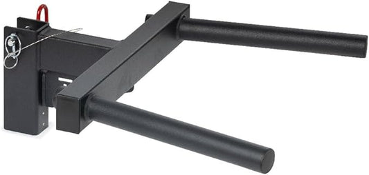 Titan Fitness T-3 Series Y-Dip Bar, Rack Mounted Dip Attachment, 500 LB Capacity, Fits 2 x 3 tubular steel