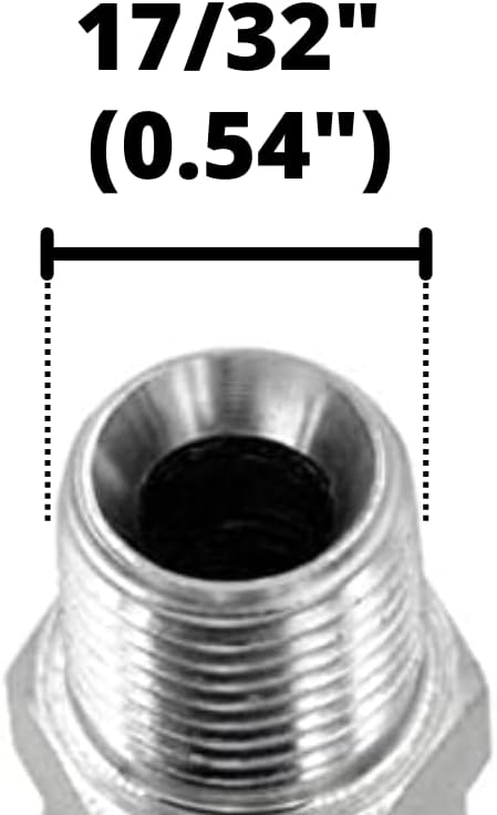 1/4" NPTF Male x 3/8" NPSM Female Swivel Hydraulic Steel Pipe Fitting Adapter | 1404-04-06