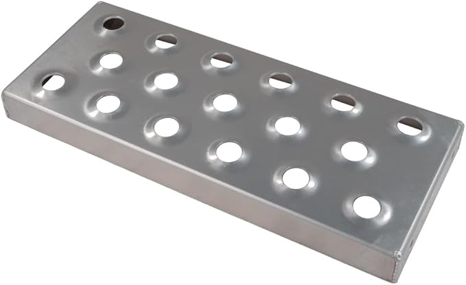 Mytee Products Aluminum Steps Replacement Part for 15" Wide Saddle Tool Box – 2 Pc Set, 12-Gauge Punched Plate Design, Bolt-On Installation, Anti-Slip Grip, Solid Welded Seams, Corrosion Resistant