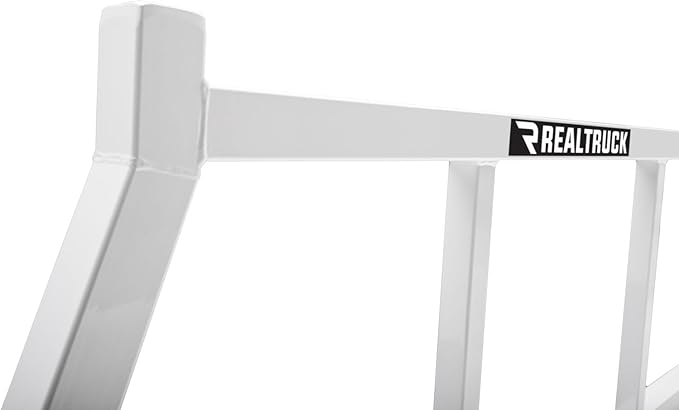 RealTruck BACKRACK Safety Rack Frame Only, White | 14800W | Fits 2001-2025 Chevrolet/GMC Silverado/Sierra 2500/3500HD; 2017-2025 Dodge RAM 1500/2500/3500; 2004-2025 Nissan Titan & Others