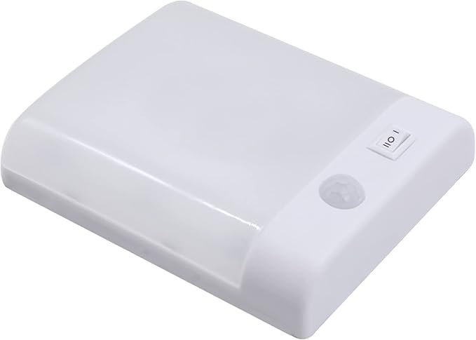 Facon Square RV Motion Sensor Light - 4W 280LM Warm White (3400K) 12V RV Interior Lighting, LED Ceiling Dome Lights for RV Camper Motorhome Boat