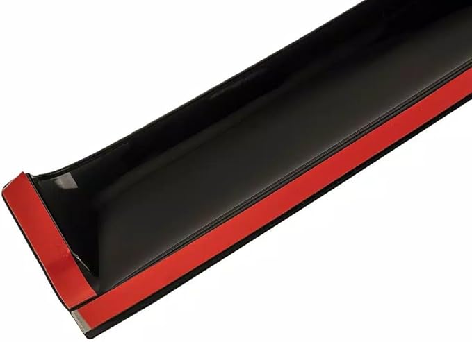 Auto Ventshade [AVS] Outside Mount Rain Guards For 2007-2013 Chevrolet Silverado, GMC Sierra 1500, CREW CAB; 07-14 Silverado/Sierra 2500HD-3500HD, CREW CAB | Window Vent Visors, 4 pcs. - Smoke | 94515