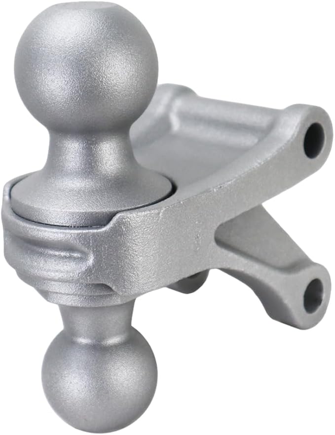 Shocker HD 20K Air Hitch with Silver Combo 2" & 2-5/16" Balls, Fits 2" Hitch - 20,000 lbs