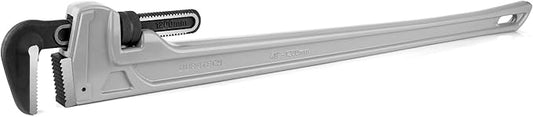 DURATECH 48-inch Heavy Duty Aluminum Straight Pipe Wrench, Adjustable Plumbing Wrench, Drop Forged, Exceed GGG standard