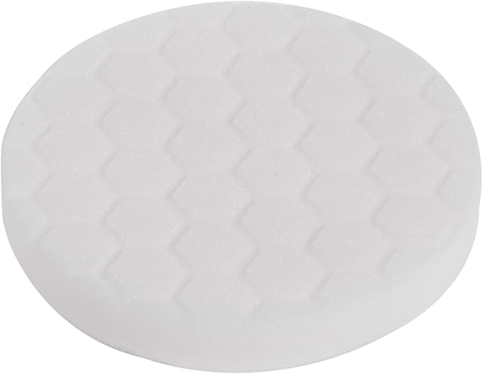 Chemical Guys BUFX_104_HEX5 Hex-Logic Light-Medium Polishing Pad, White, 5.5" Pad Made for 5" Backing Plates, 1 Pad Includeded