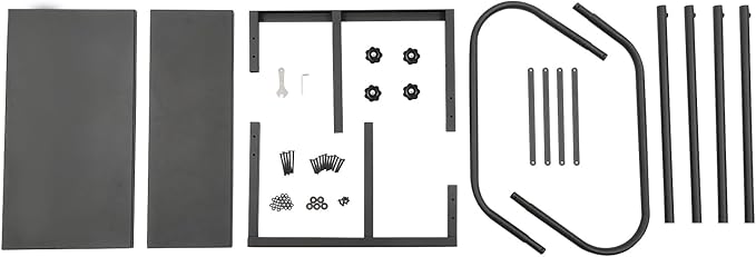 RV Steps with Handrail, 2 Step RV Stairs with Handrail, Update RV Ladders Mobile Home Stairs for Travel Trailers, Heavy Duty Camper Steps for Camper, Porch, Spa