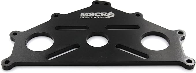 Billet Aluminum Engine Safe Stand Adapter Plate Compatible with Chevy Small/Big Block and LS LT Engines