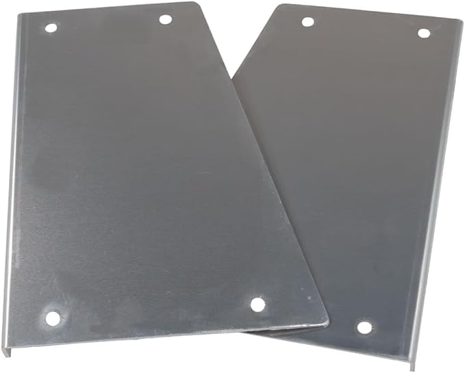 Mytee Products Aluminum Steps Replacement Part for 18" Wide Saddle Tool Box – 2 Pc Set, 12-Gauge Punched Plate Design, Bolt-On Installation, Anti-Slip Grip, Solid Welded Seams, Corrosion Resistant