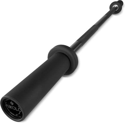 Mikolo 7ft Olympic Barbell, Barbell for Weightlifting and Powerlifting 45lb, Olympic Bar for 1500lbs Capacity, Weight Bar Fit 2” Standard Weights