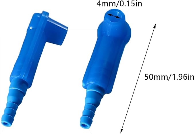 2PCS 1.2M/3.93 Ft Brake Fluid Bleeder Hose, Auto Brake Bleeding Change Hose Oil Fluid Extractor Bleeder Tool with Adapter Universal Replacement Tube for Car Motorcycle Braking System Repair Tool