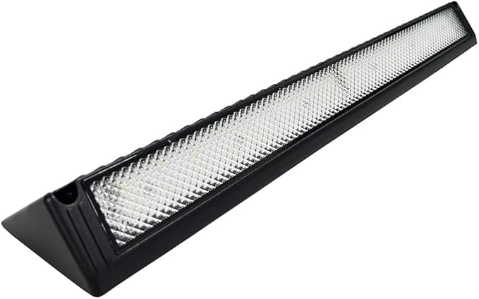 RV LED Porch Exterior Utility Lights, 22.4 inch Down Angle Flood Beam Awning Light, 3000K Warm-White 12V/24V DC 5400 Lumen, Black Finish Aluminum Housing, for RVs Trailers Campers, 1 Pack