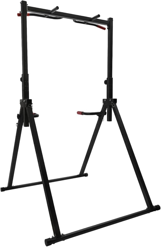 Triangular Pull Up Station, Pull Up Bar for Home Gym Strength Training, Multifunction Workout Pull Up Tower Station Gym Equipment for Home Outdoor, Triangular Legs, Support 440lbs