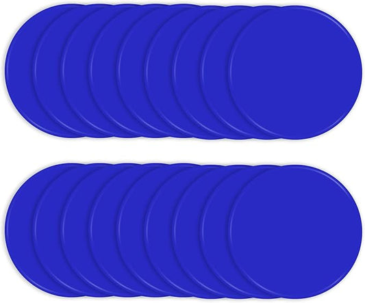 Spot Markers Rubber Floor Dots 9inch Non Slip Agility Dots Flat Cones for Kids Sports Soccer Basketball Training, Gym Training, Preschool Kindergarten Classroom