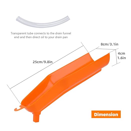 Oil Change Kit, Primary Case, Crankcase Fill, Drip-Free Oil Filter Funnel +O-Ring, Compatible with Harley