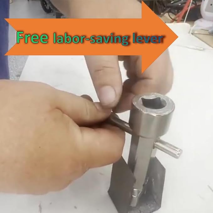 3/4" (19 mm) Strut Channel Impact Socket – 1/2" Drive Hexagonal Prism Design for Deep Channel (2-7/16" & 3-1/4") – Marine-Grade Stainless Steel, Cold-Forged, Corrosion-Resistant