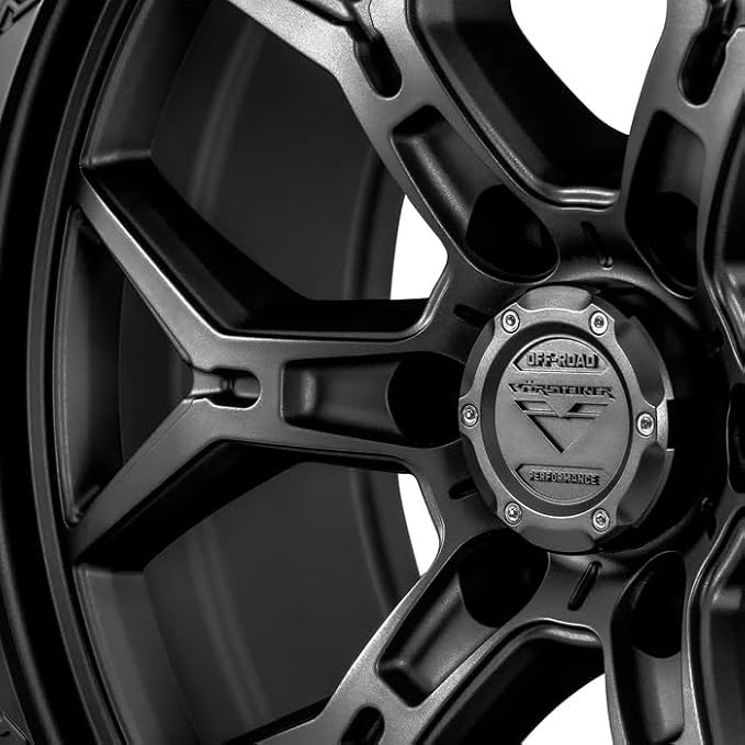 Vorsteiner Offroad VR-601BL 20x9 Coal Black Truck Wheel Set fits Ford F-150/F-150 Raptor/Bronco Raptor 2010+ (4 Wheels Included)