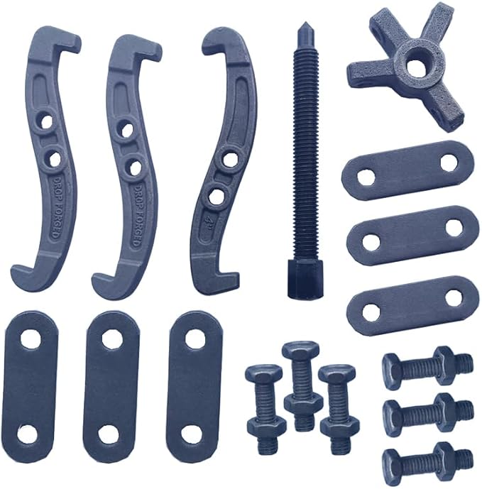 3 Jaw-4" Gear Puller,3 Jaw Puller for Pulley Gear Bearing Flywheel Removal(4in)