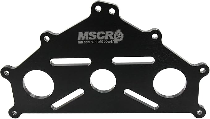 Billet Aluminum Engine Safe Stand Adapter Plate Compatible with Chevy Small/Big Block and LS LT Engines