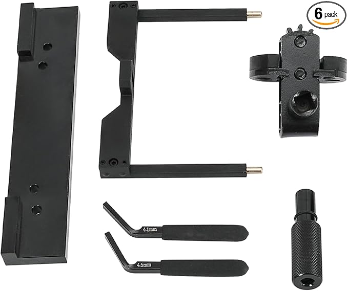 for Detroit Diesel DD15 DD16 Engine Brake Adjustment Tool Engine Barring Tool TDC Locating Pin Camshaft Timing Tools W470589042300 J-46392 W470589001500 W470589104000 (6 PCS)