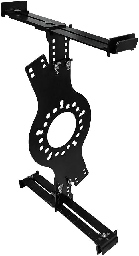 Wheel Fitment Tool, 14"-22" Wheel Fitment Simulator Tire/Rim Fit Size Measuring Mockup Tools, 5-Lug Wheel Bolt Pattern Simulator Wheel Offset Measuring Tool for Car