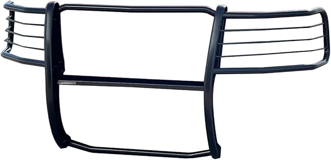 Black Horse Grille brush Bumper Guard Modular Black Compatible with 2007-2013 Chevrolet Silverado 1500-17A035700A2MA