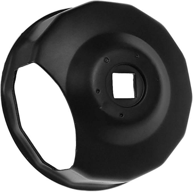 HDBUBALUS Oil Filter Wrench Tool for Harley, Oil Filter Cap Removal Tool Socket For 1984-later Harley Motorcycle Oil Change Filters with 76 x 14 Flutes (Except '15-later XG)