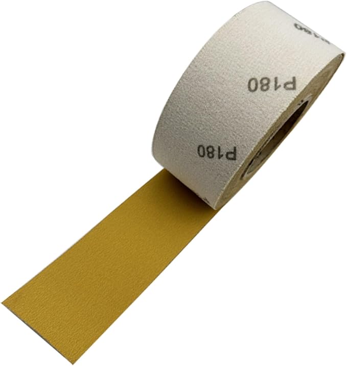VOLSIVE Abrasive Sheet Roll Sand Paper Rolls Automotive Sandpaper Roll Clean Sand Sheet Roll for Woodworking, Auto Body, Air File Sander and Hand Sanding Blocks, 2.75 inch x 22 yard - 120 Grit