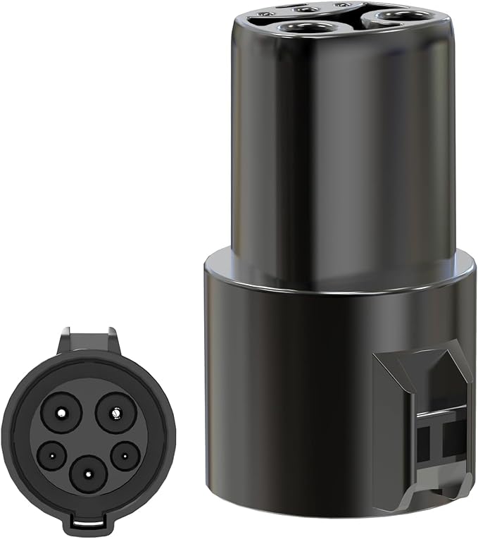 2025 Upgraded J1772 to Tesla Adapter, Max 80A 240V, Compatible with Model 3/S/X/Y, Supports Level 1 & 2 AC Charging, Works with J1772 Connectors [for Tesla Vehicles Only]