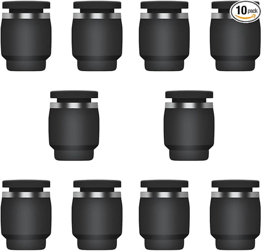 10PCS 1/2 Inch Tube OD Pneumatic Cap Plug Fitting, PPF-1/2 Plastic Push-in Connect Fitting