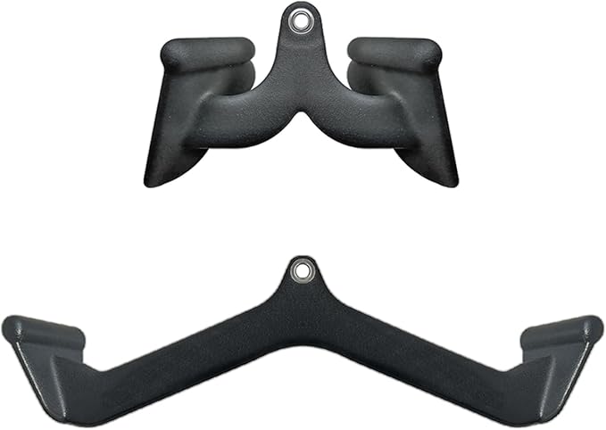 Ergonomic LAT Pull Down Bars, Back and Triceps Strength Training Equipment, LAT Pulldown Attachments, Cable Attachments for Home Gym