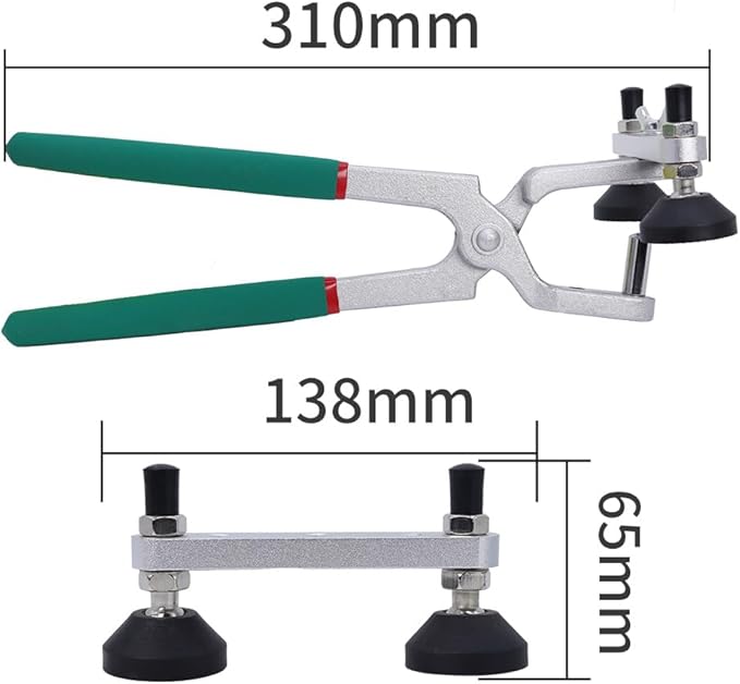 Paintless Dent Repair Kit Fender Edge Plier Heavy Duty Car Door Panel Dent Puller Fix Tool Metal Crimp Vise Auto Fender Panel Leaf Edge Pliers Repair Tools