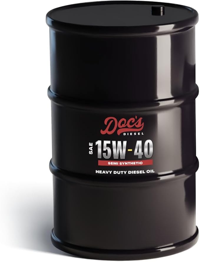 Doc's Diesel 15W-40 SEMI Synthetic Heavy Duty Diesel Oil 55 Gallons DOCS15W40SS-55G | 55-Gallon Drum
