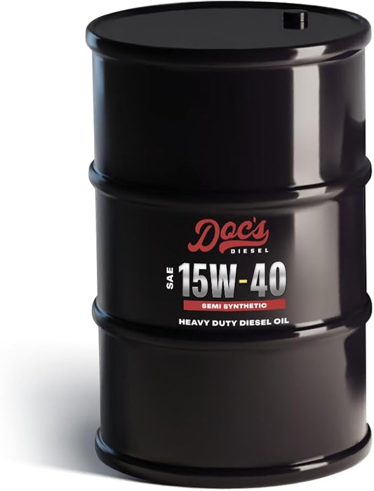 Doc's Diesel 15W-40 SEMI Synthetic Heavy Duty Diesel Oil 55 Gallons DOCS15W40SS-55G | 55-Gallon Drum