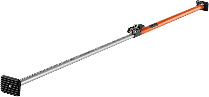 VEVOR Cargo Bar, Ratcheting Cargo Bar Adjustable from 40" to 73", Heavy-Duty Steel Cargos Stabilizer with Non-Slip Foot Pads, Telescoping Load Lock Bars Stop Sliding for SUVs, Sedans