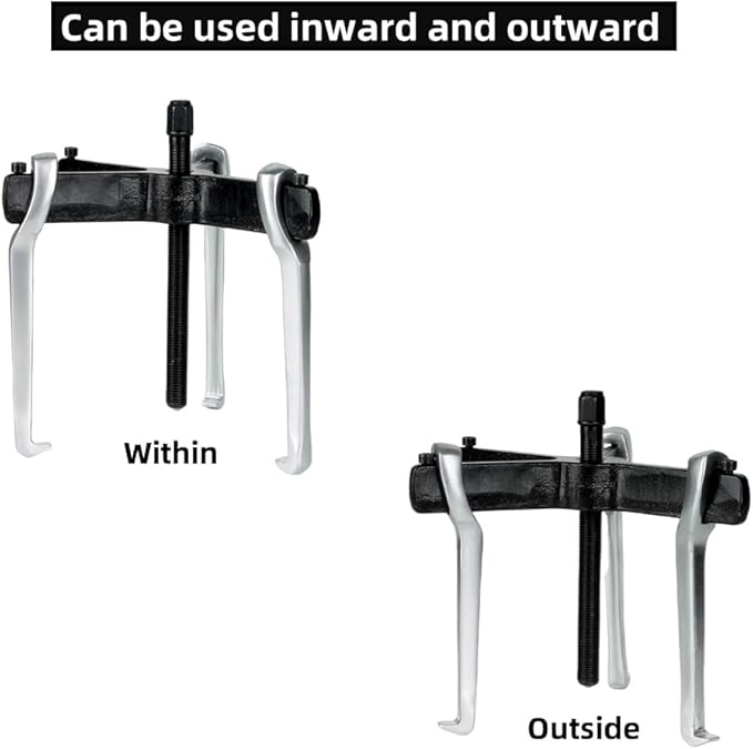 2 Jaw 3 Jaw Gear Puller, Heavy Duty Pulley Puller,Car Accessories Gear Bearing Flywheel Pulley Removal Tool,Gear Removal Tool Gear Puller (10inch)