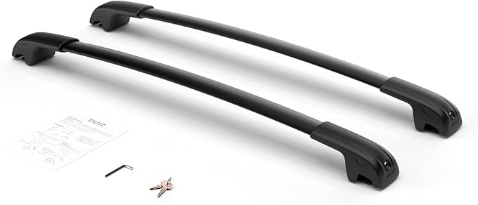 300Lbs Lockable Roof Rack Cross Bars Compatible with Subaru Outback Wilderness 2022-2025, Heavy Duty Aluminum Anti-Corrosion Cross Bar Fit Luggage Luggage Kayaks Bicycles Snowboard