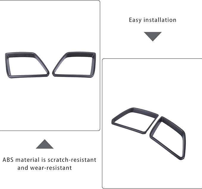 Car Front Bumper Grille Cover Trim Compatible with Pontiac G8 08-09/Holden Commodore 06-12 ABS Front Grille Bumper Grill protective cover decorative accessories (Matt black)