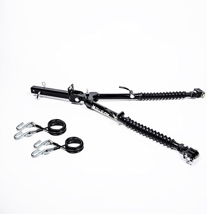 Blue Ox Avail Tow Bar & Baseplate Combo with EZ Light Wiring Harness fits 2014-2021 Jeep Grand Cherokee (No L) | Quick Installation | Includes Decal