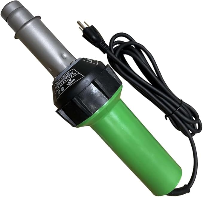 1600W Hot Air Plastic Welder Welding Gun Plastic Repair Welder Kit, 4 Flat Welding Nozzles, Various Welding Flooring Accessories Floor Tool Set