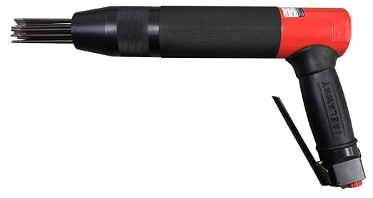 CS Unitec Trelawny VL303 Needle Scaler with Dust Shroud|Air Powered Pistol Vibro-Lo Needle Scaler with Option to Convert to Chisel Scaler | 8X Less Vibration