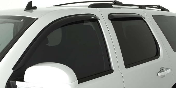 Auto Ventshade [AVS] Outside Mount Rain Guards for 2007 - 2014 Chevrolet Tahoe/GMC Yukon | Window Vent Visors, 4 pcs. - Smoke | 94514