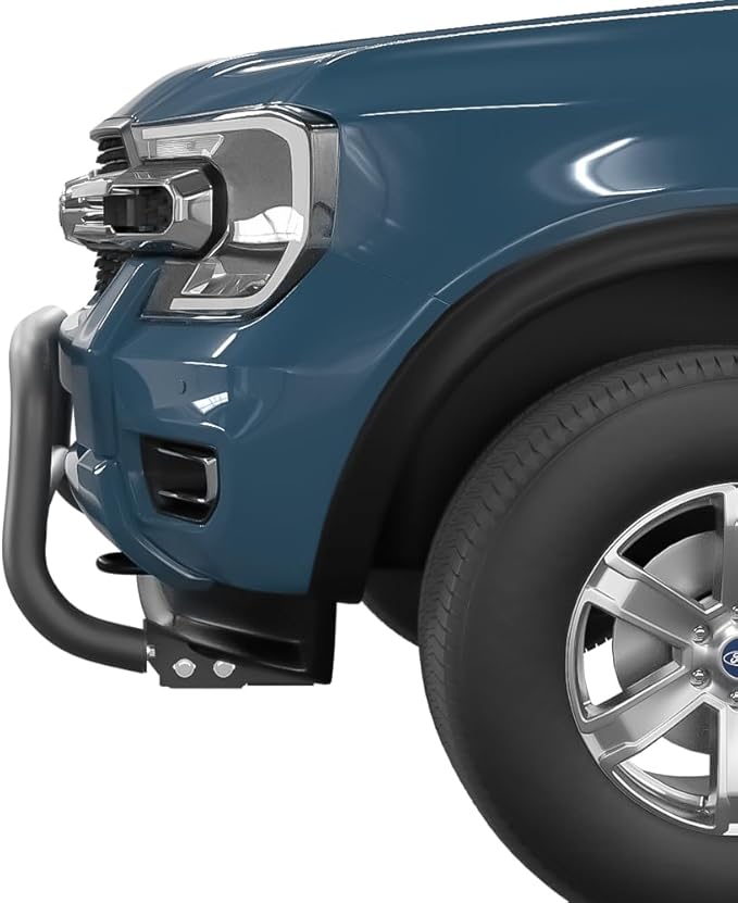 VANGUARD Black Powdercoat Bull Bar Compatible with 2024-2025 Ford Ranger