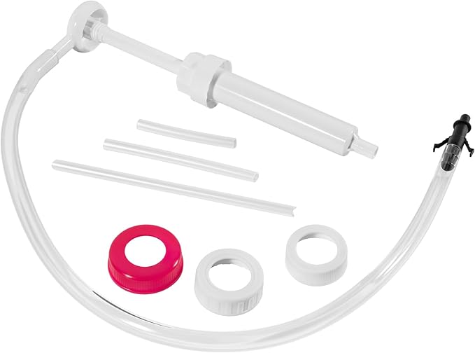 Yoursme Fluid Oil Pump for Gallon Bottles and Wide Mouth Quart Bottles (Don’t fit Standard Quart Bottles) Hand Pump Transfer Gear Oil, Transmission and Differential Fluid, 30cc Per Stroke