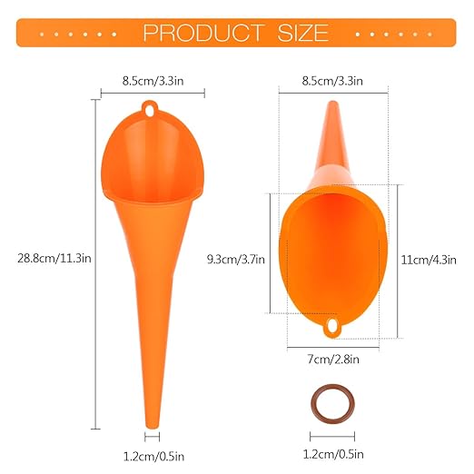 Oil Change Kit for Harley, 50Pcs O-Ring Primary Drain Plugs, Crankcase Fill Funnel, Primary Case and Drip Free Oil Filter Funnel, Oil Funnels Set for Harley Davidson Accessories