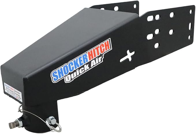 Shocker Quick Air® 5th Wheel to Gooseneck Air Hitch & Shift Lock Coupler Conversion Kit, Fits Lippert 1716 1116 0115 FabEx500 503 520 530 560-24,000 lbs GTW
