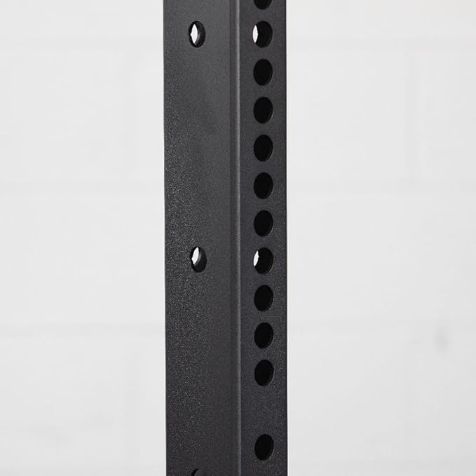 Titan Fitness T-3 Series 73.5" Squat Stand, 1,000 LB Capacity, Short Squat Rack for Home Gym, Space Saving Power Rack with Westside Hole Spacing, J-Hooks