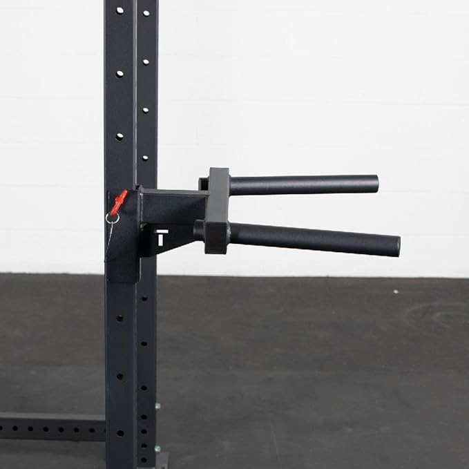 Titan Fitness T-3 Series Y-Dip Bar, Rack Mounted Dip Attachment, 500 LB Capacity, Fits 2 x 3 tubular steel