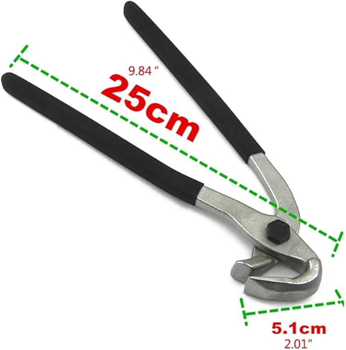 CXGS Paintless Dent Repair Kit Car Door Fender Edge Repair Tool Auto Body Pliers Heavy Duty Car Door Panel Fix Tool Portable Metal Crimp Vise Car Fender Panel Leaf Edge Pliers Repair Tools (Black)